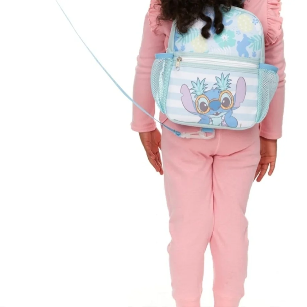 Blue Kids Backpack with Cartoon Design